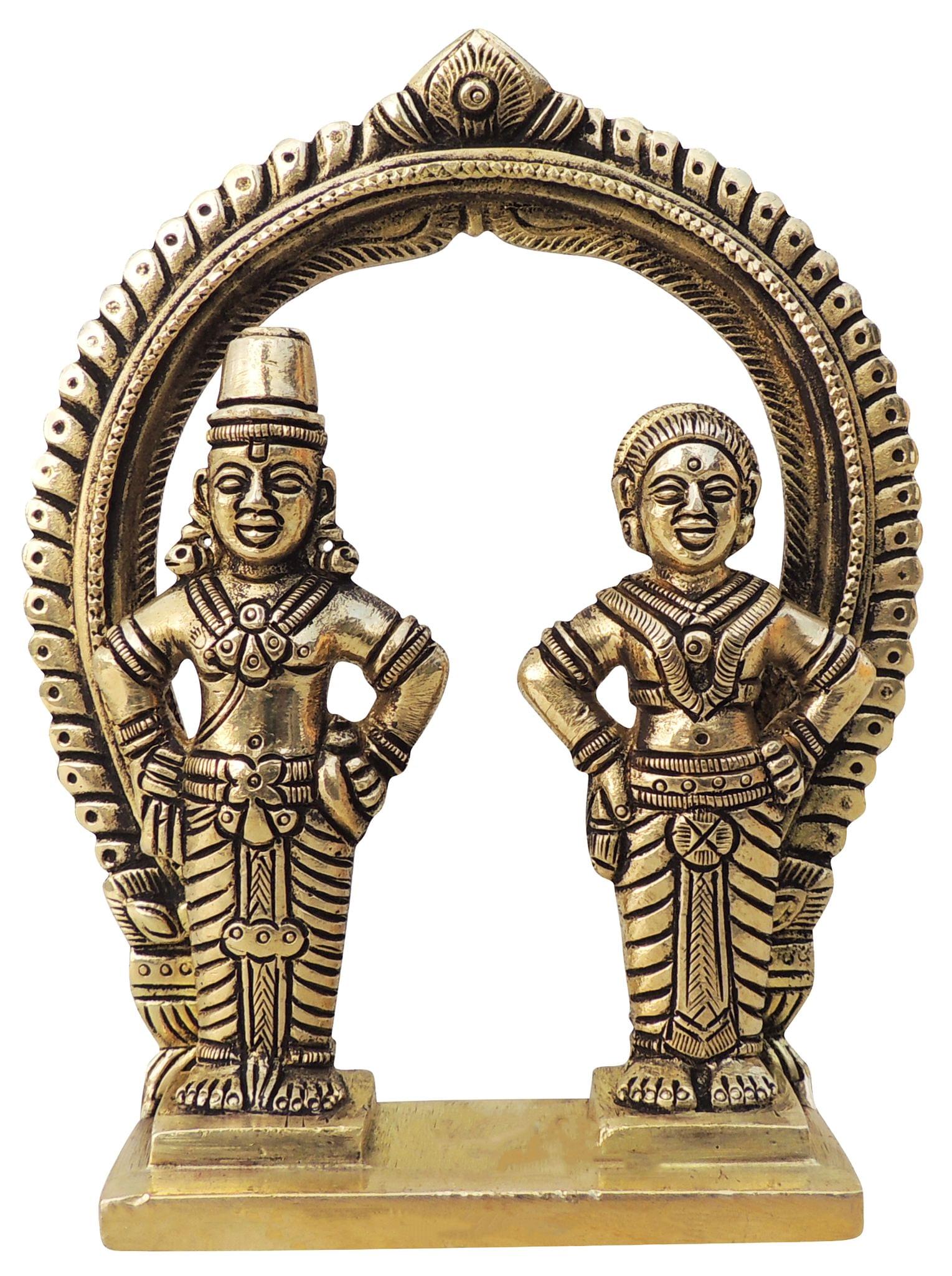 Brass Rukmini Vitthal — 6"