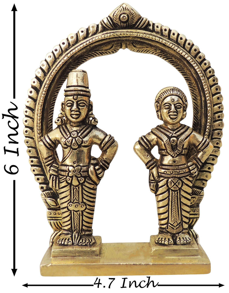 Brass Rukmini Vitthal — 6"