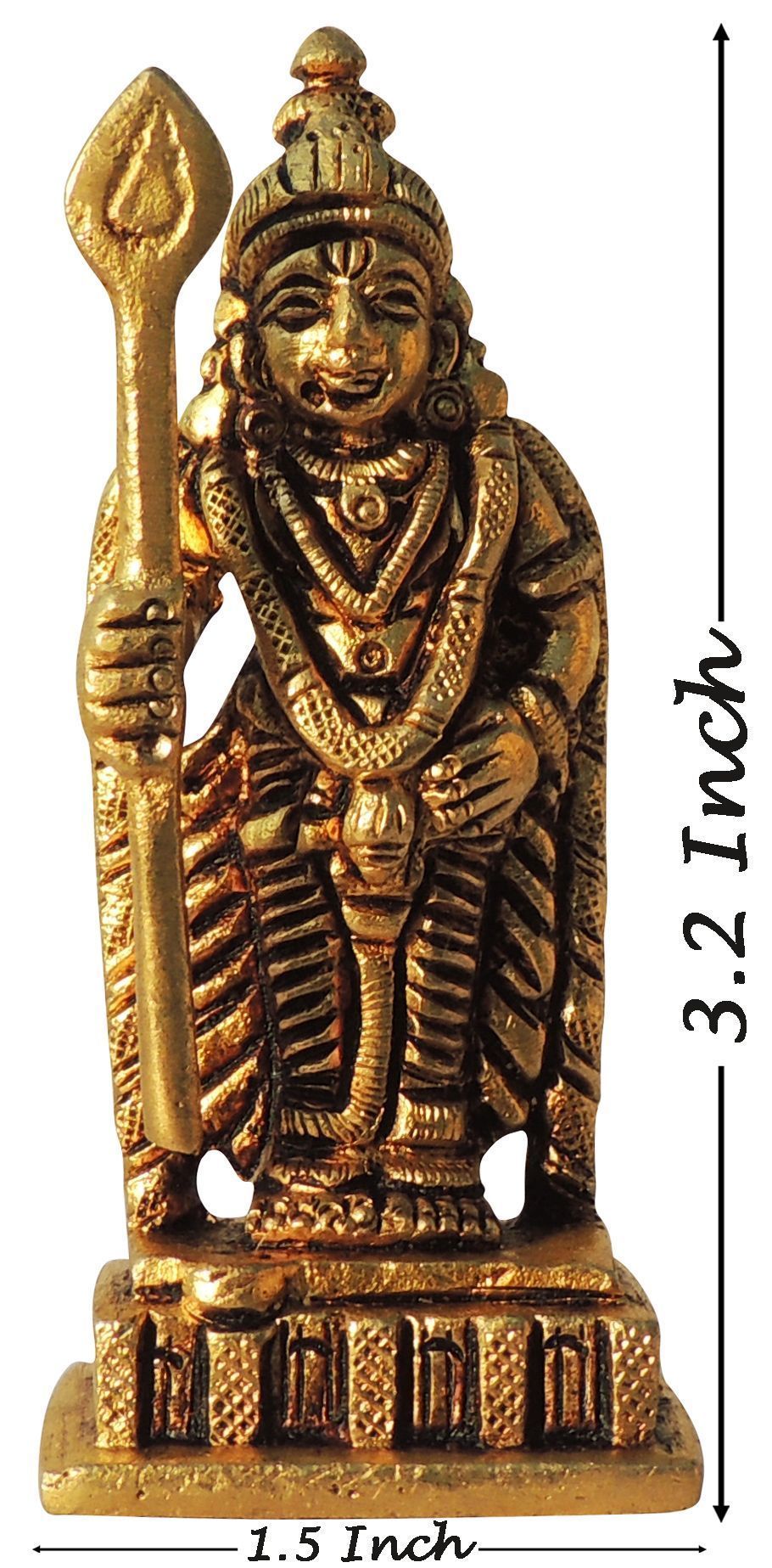 Brass Kartikeya — 3.2"