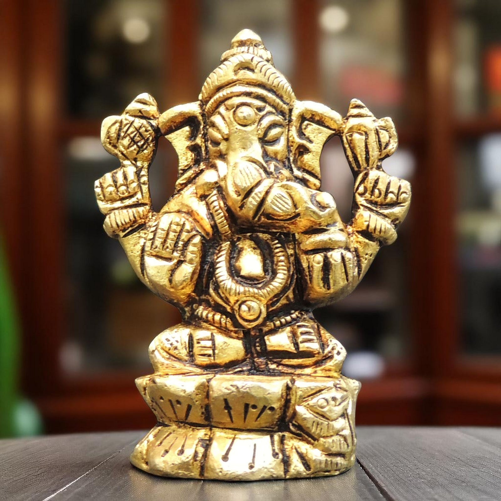 Brass Ganesh — 2.2"