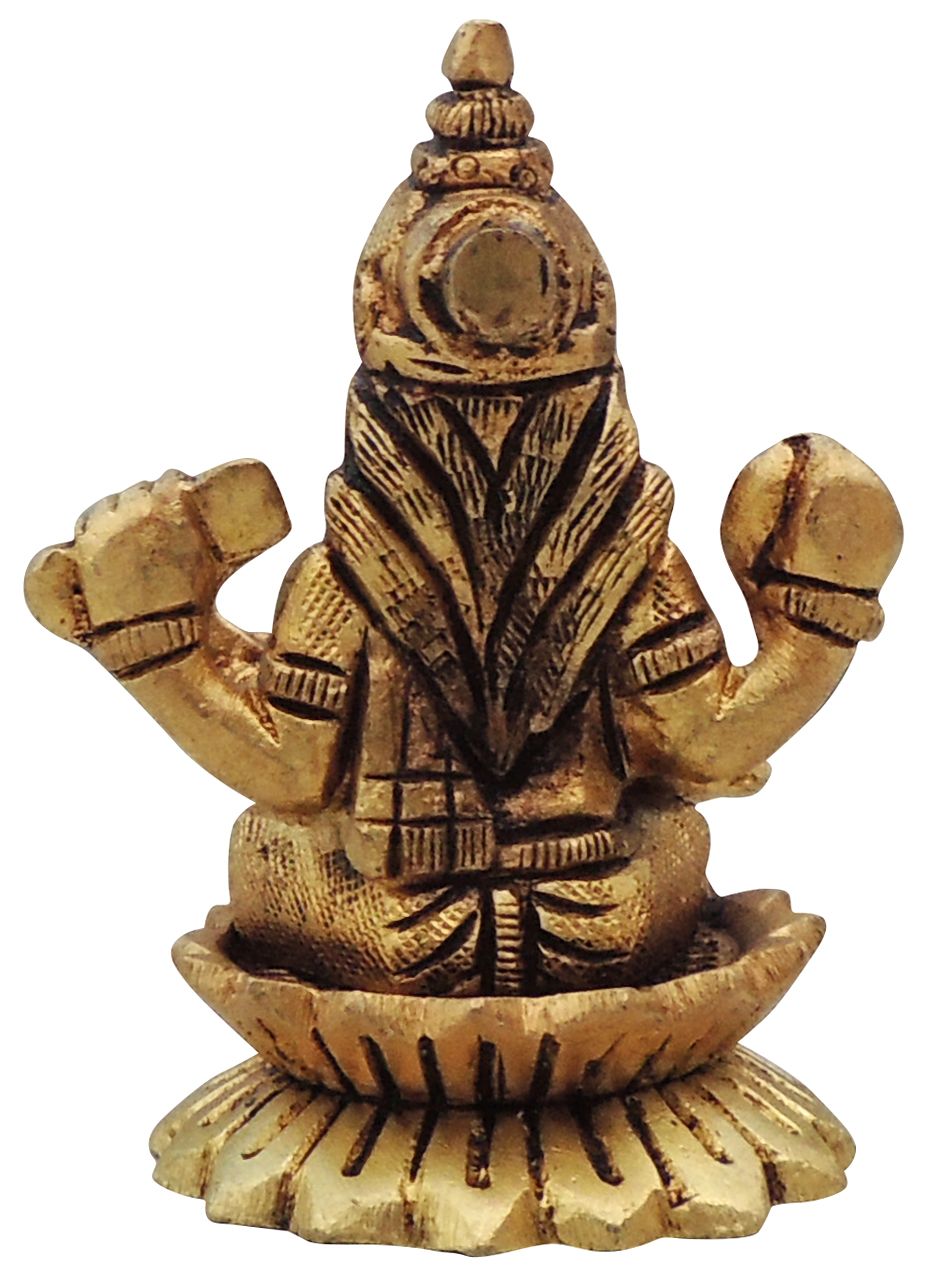 Brass Saraswati — 3"