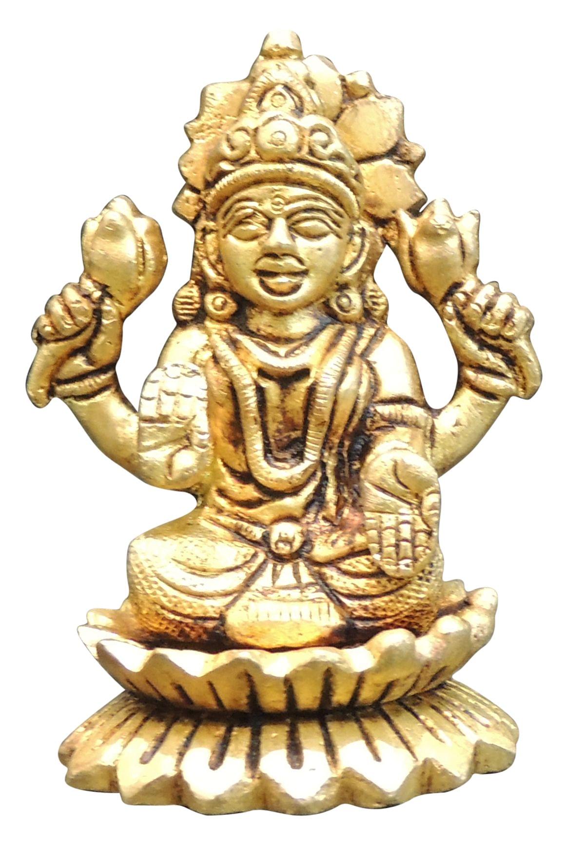 Brass Lakshmi — 3"