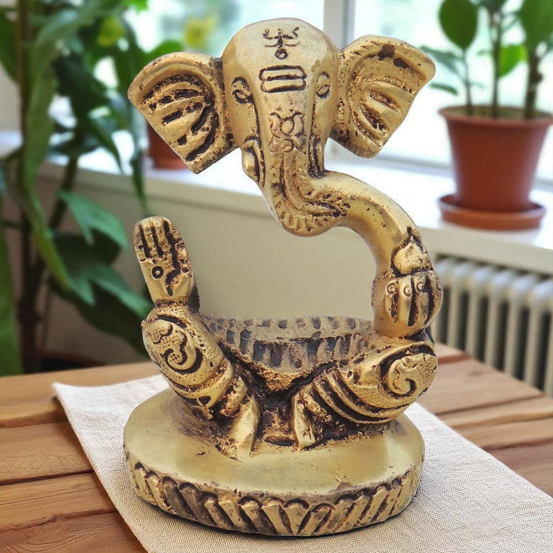 Brass Ganesh — 2.7"