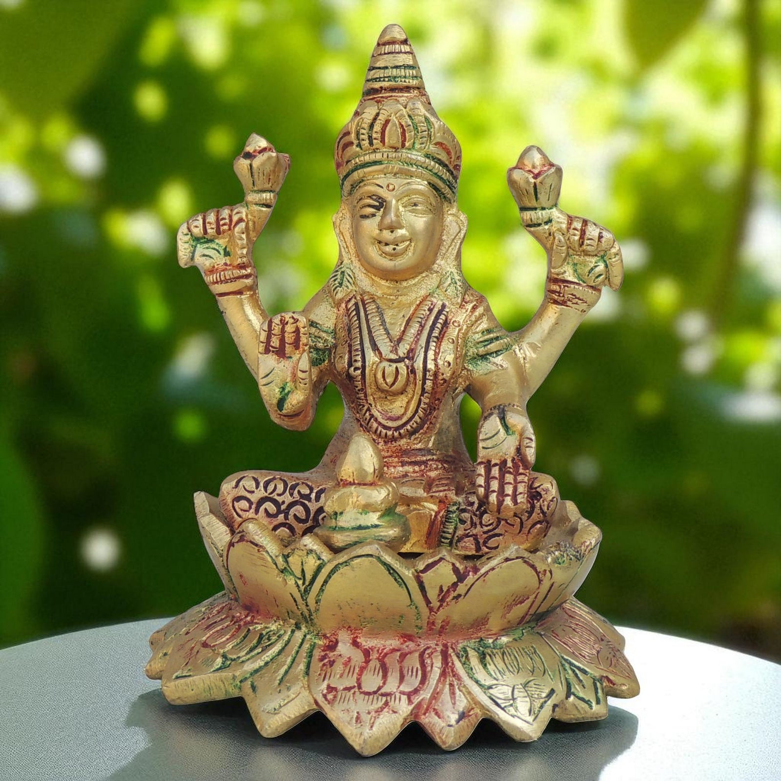 Brass Lakshmi — 5"