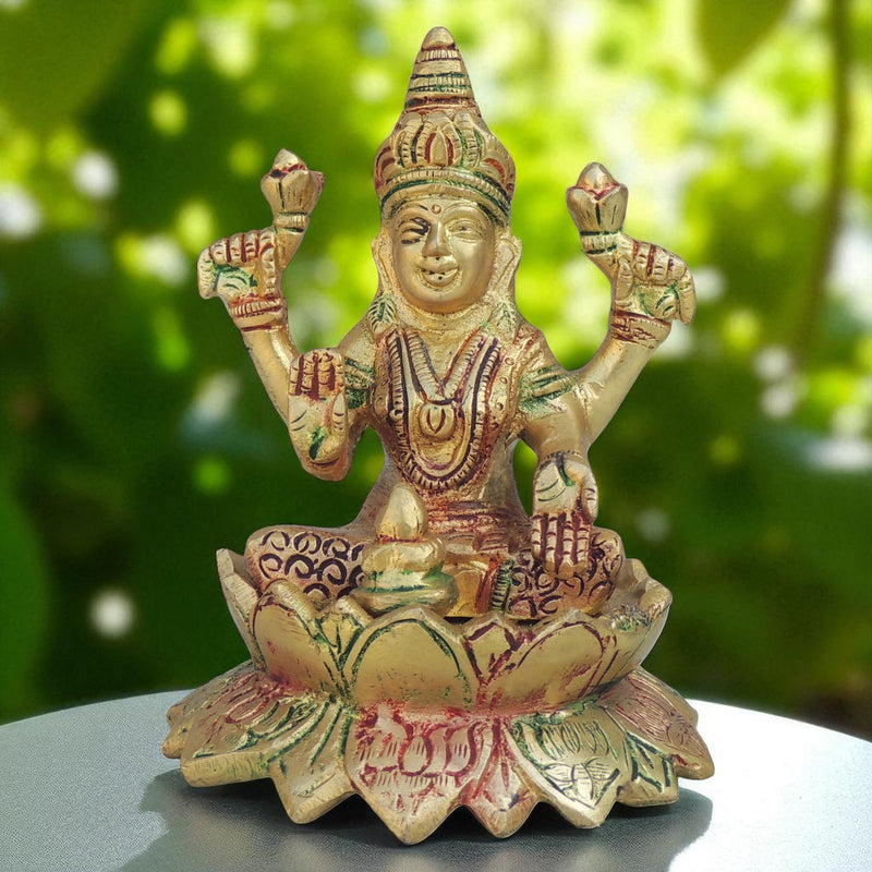 Brass Lakshmi — 5"
