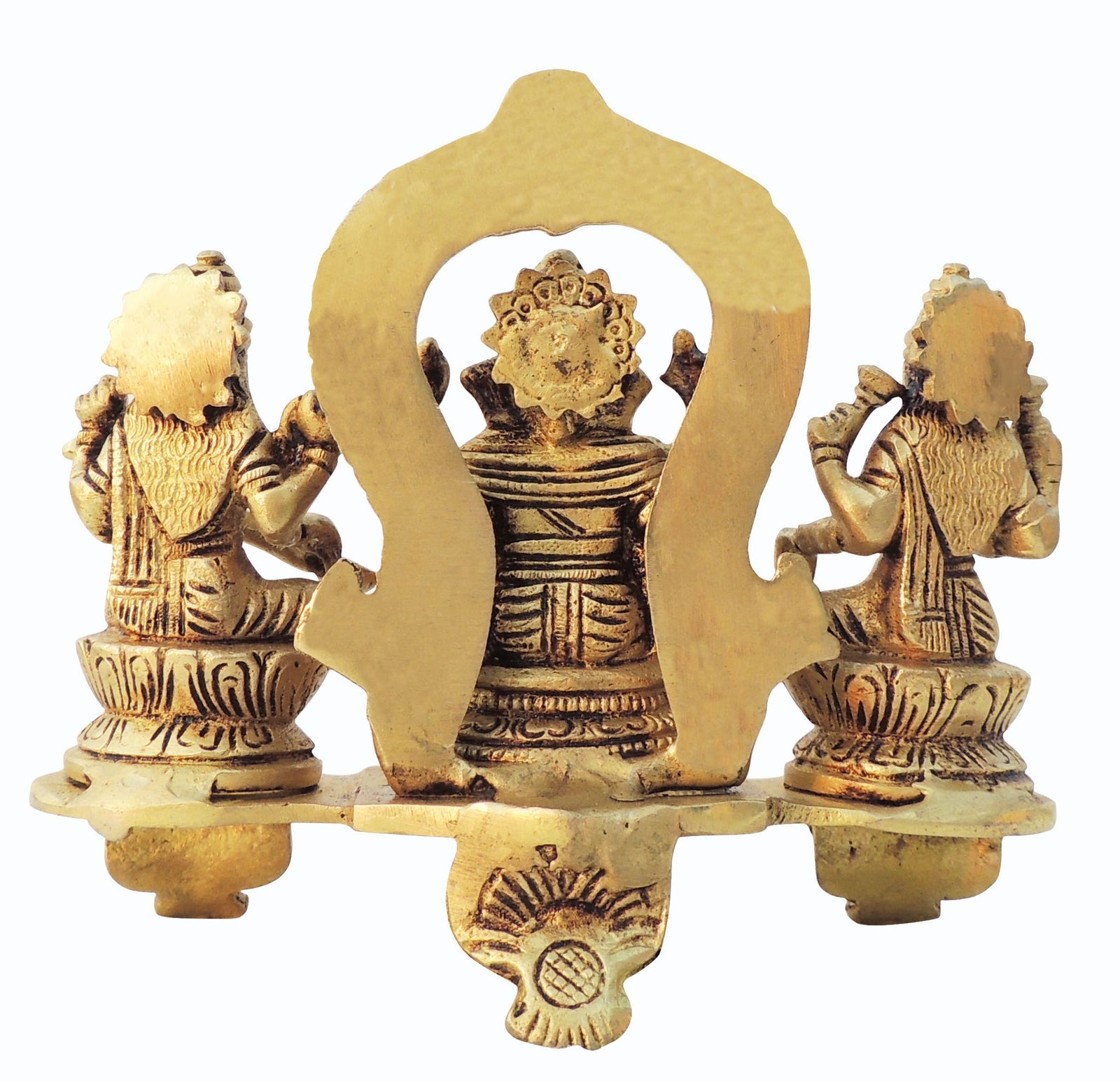 Brass Lakshmi-Ganesh Set — 5.5"