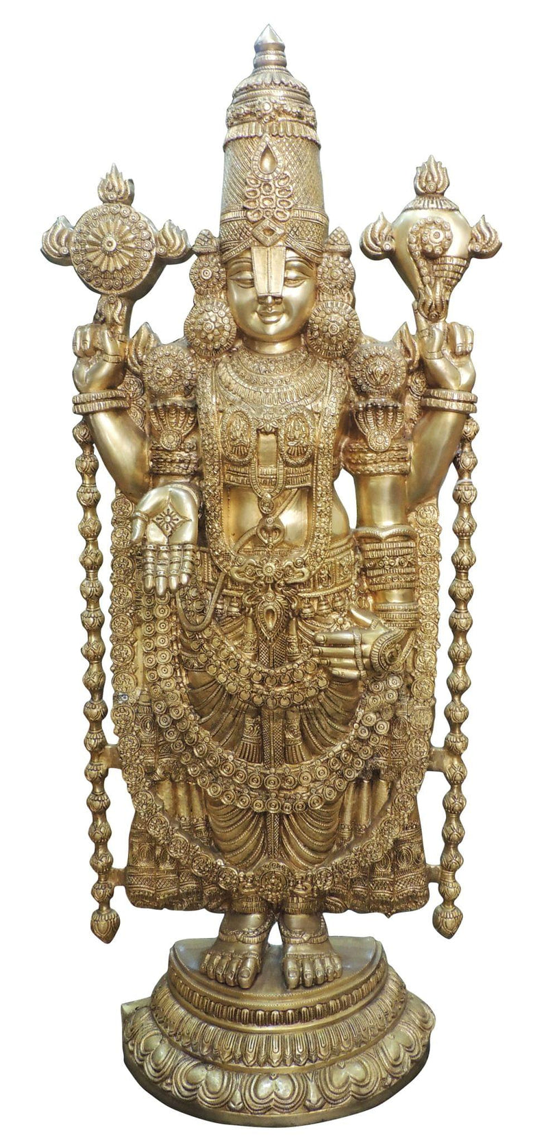 Brass Shiva — 47"