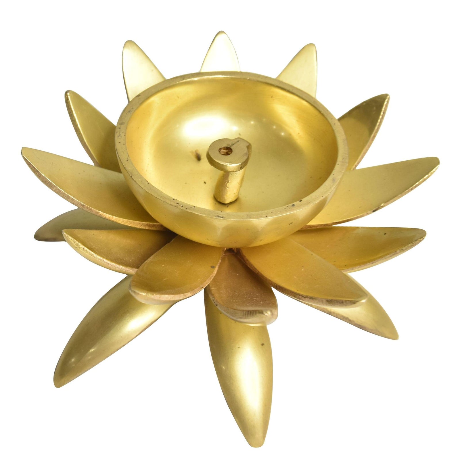 Brass Table Decor Kamal Deepak, Oil Lamp — 3"