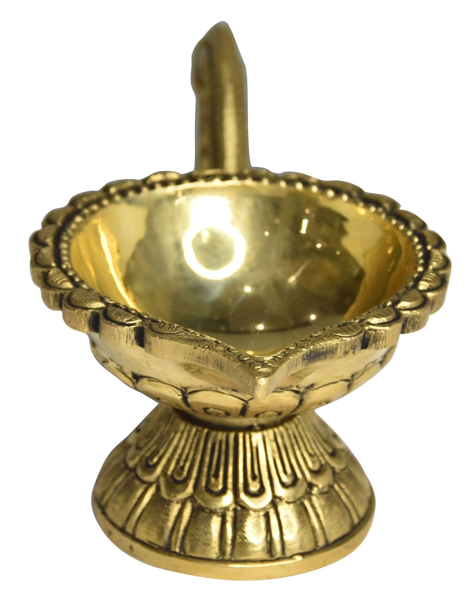 Brass Table Decor Deepak, Oil Lamp — 3"