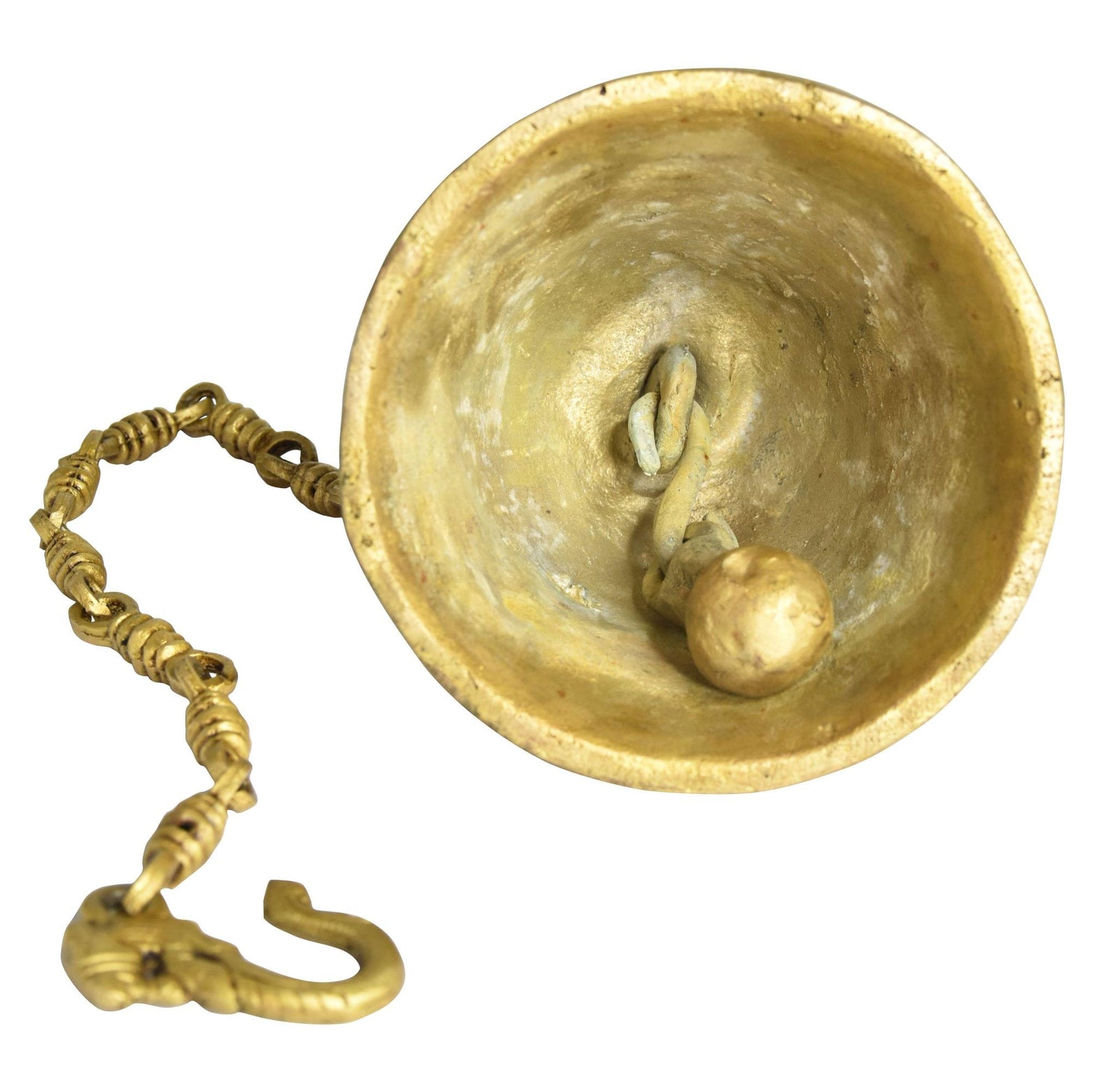 Brass Wall Temple Bell — 31"