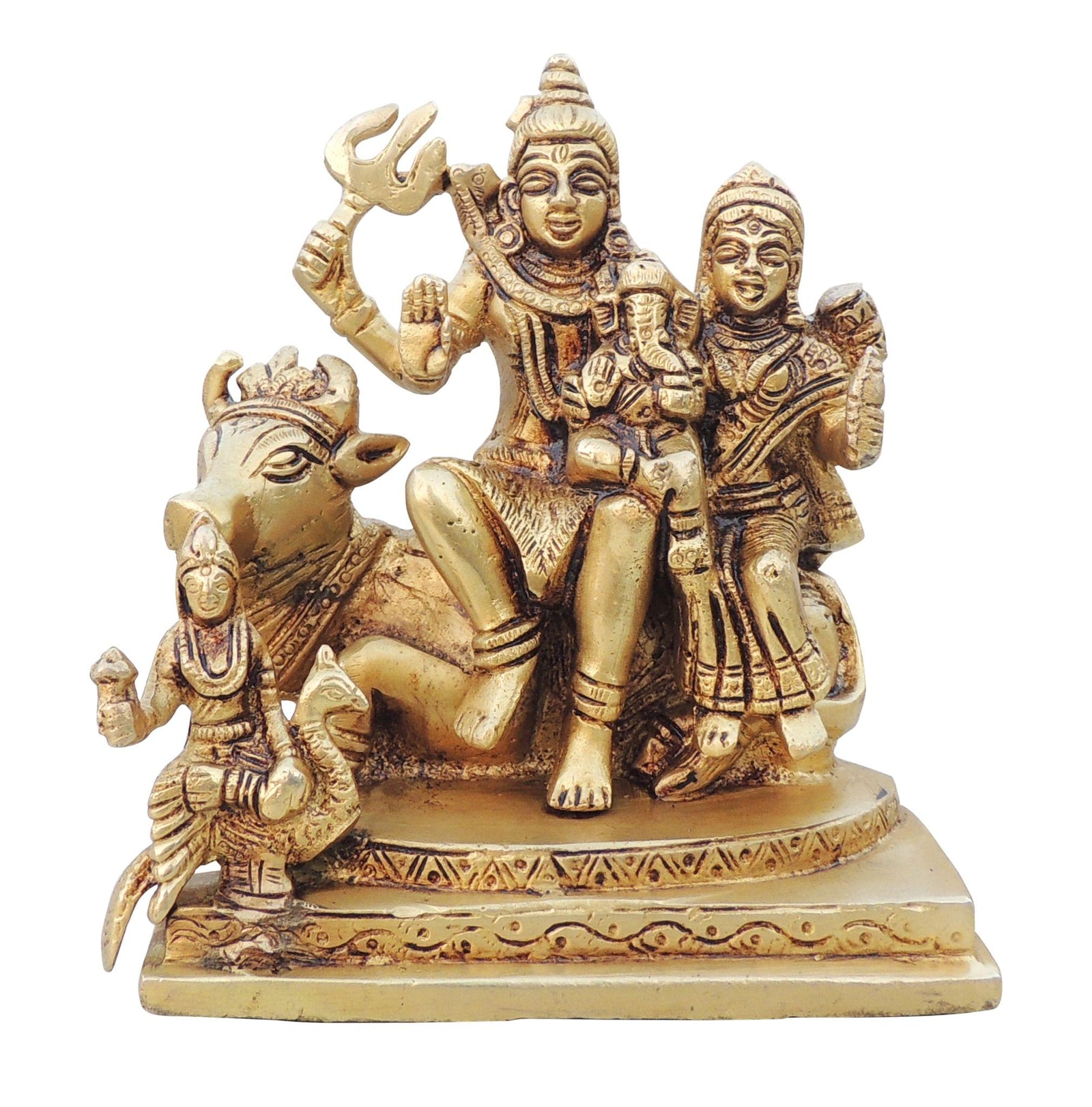 Brass Shiva — 6"