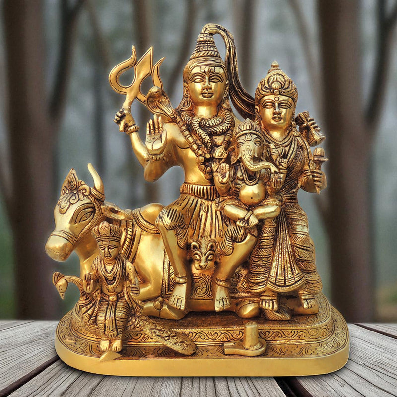 Brass Shiva — 14"