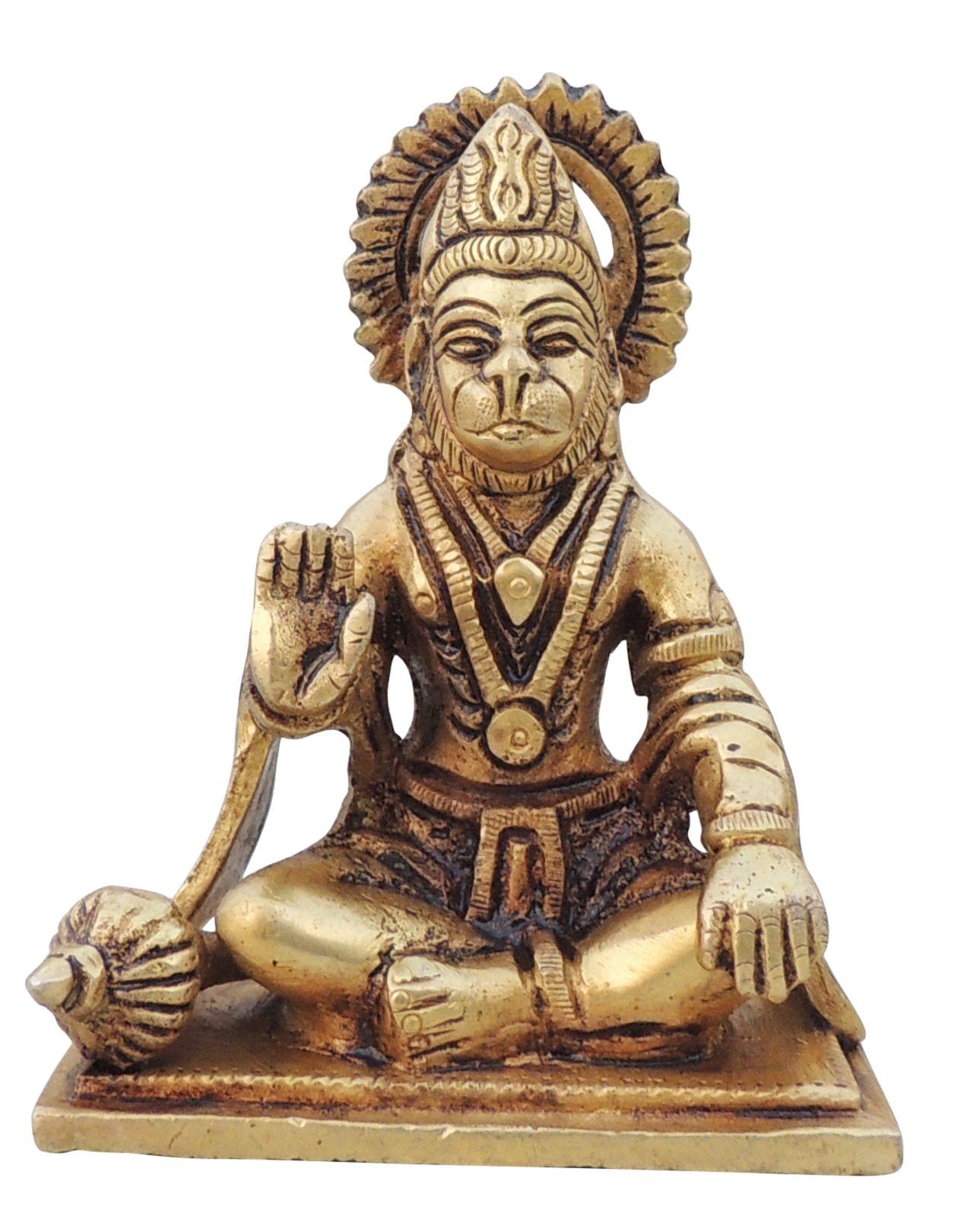 Brass Hanuman — 4.2"