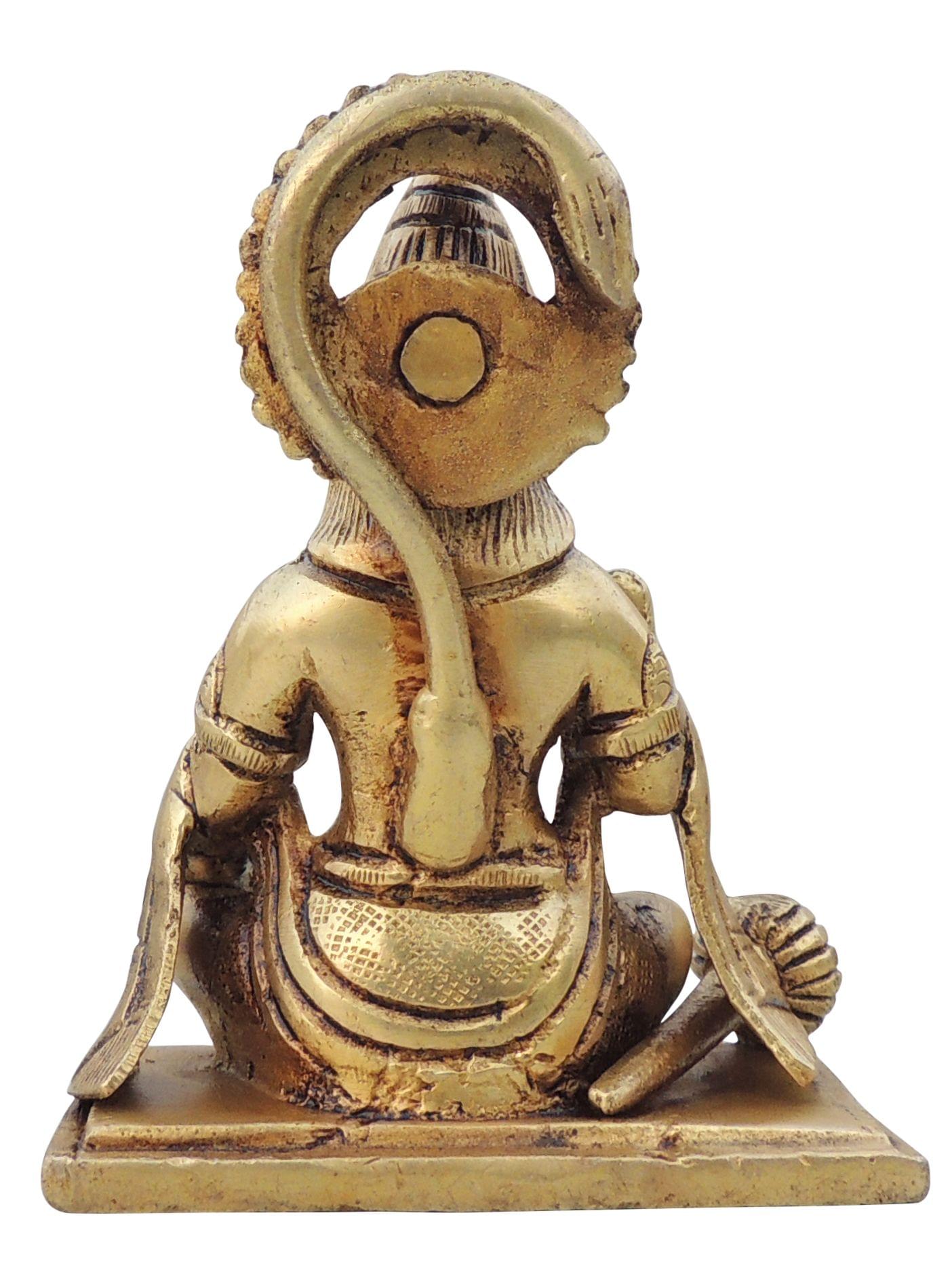 Brass Hanuman — 4.2"