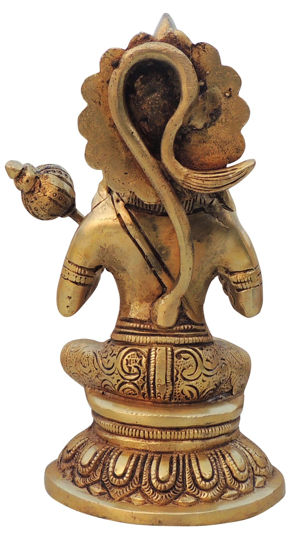 Brass Hanuman — 8"