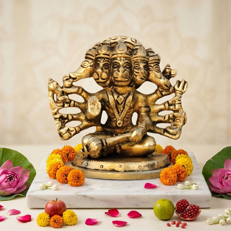 Brass Hanuman — 4"