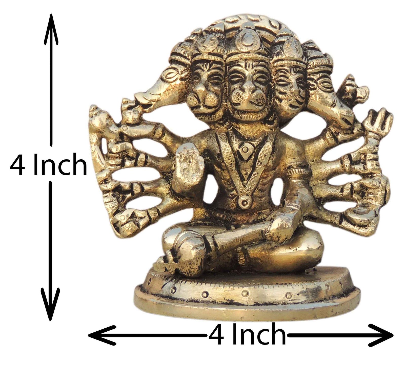Brass Hanuman — 4"