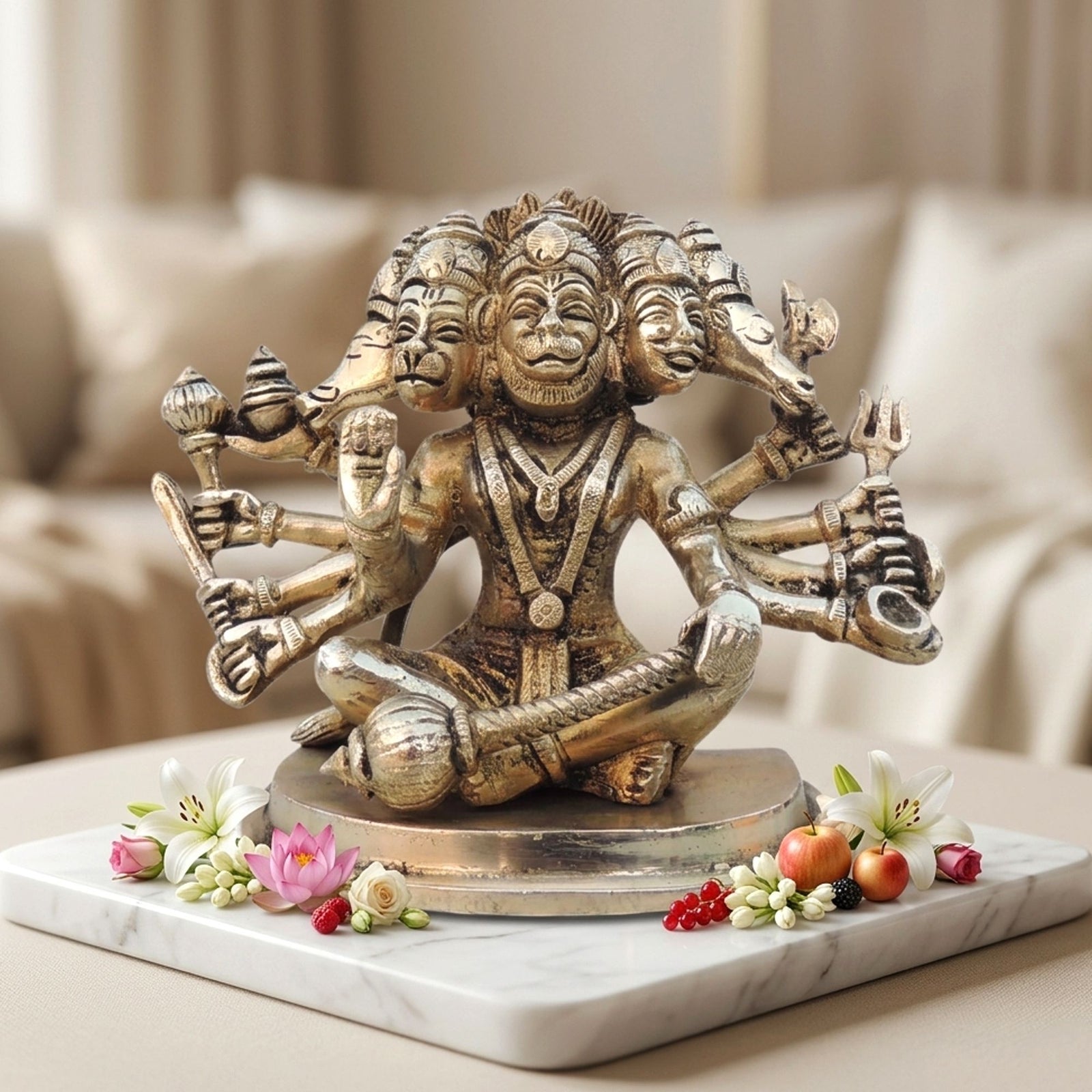 Brass Hanuman — 5.5"