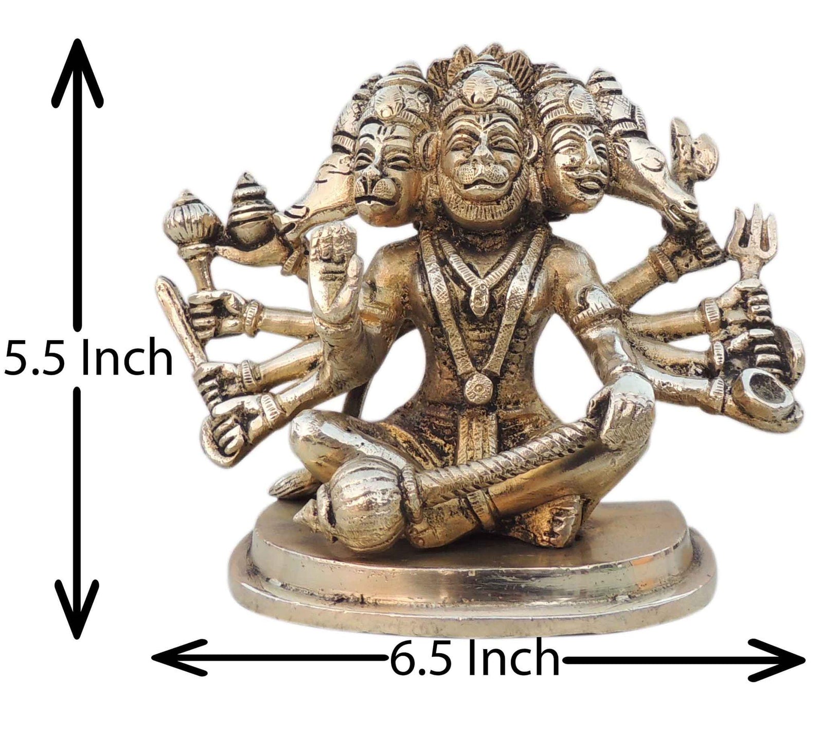Brass Hanuman — 5.5"