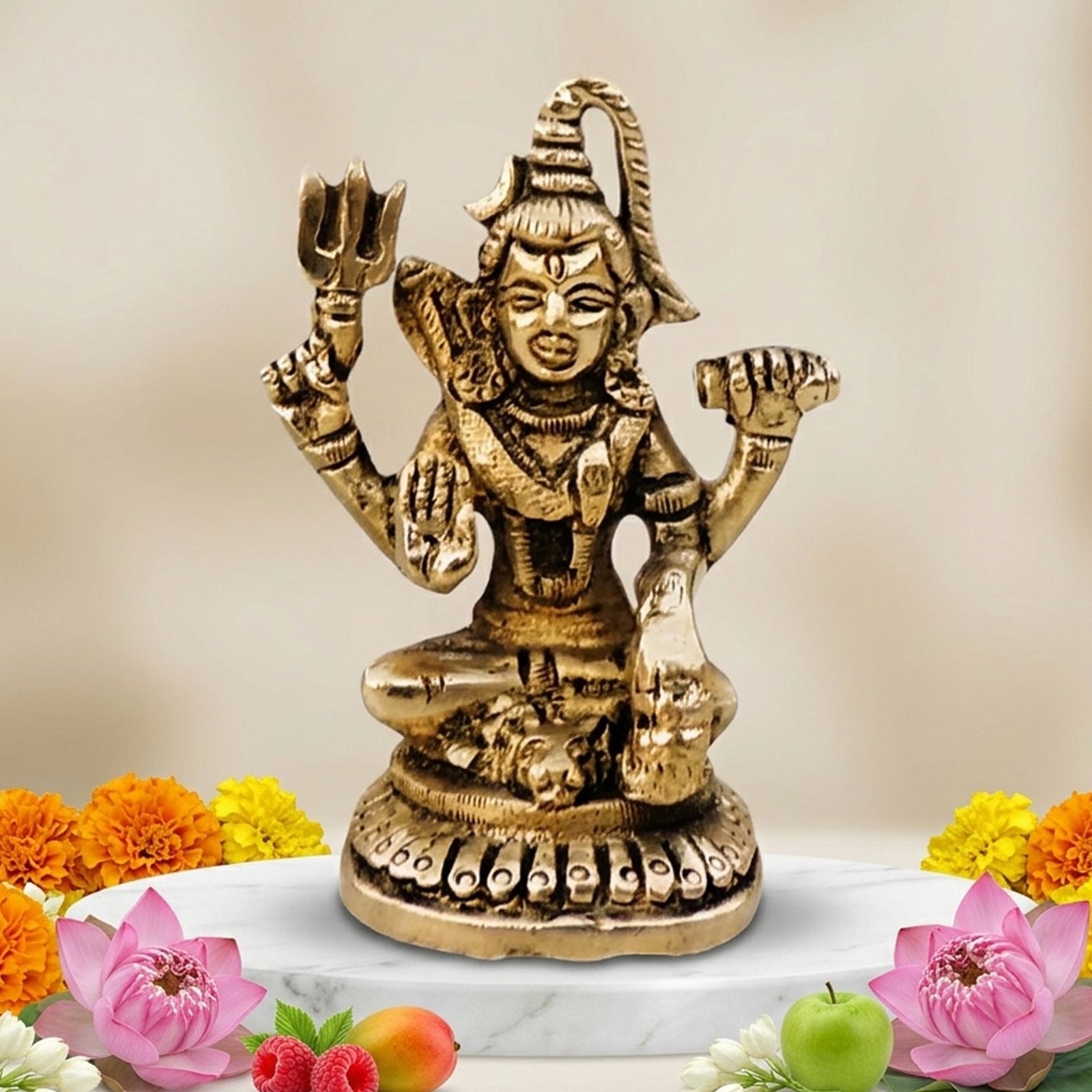 Brass Shiva — 3"