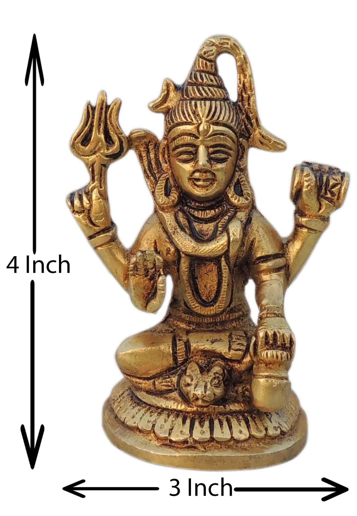 Brass Shiva — 4"