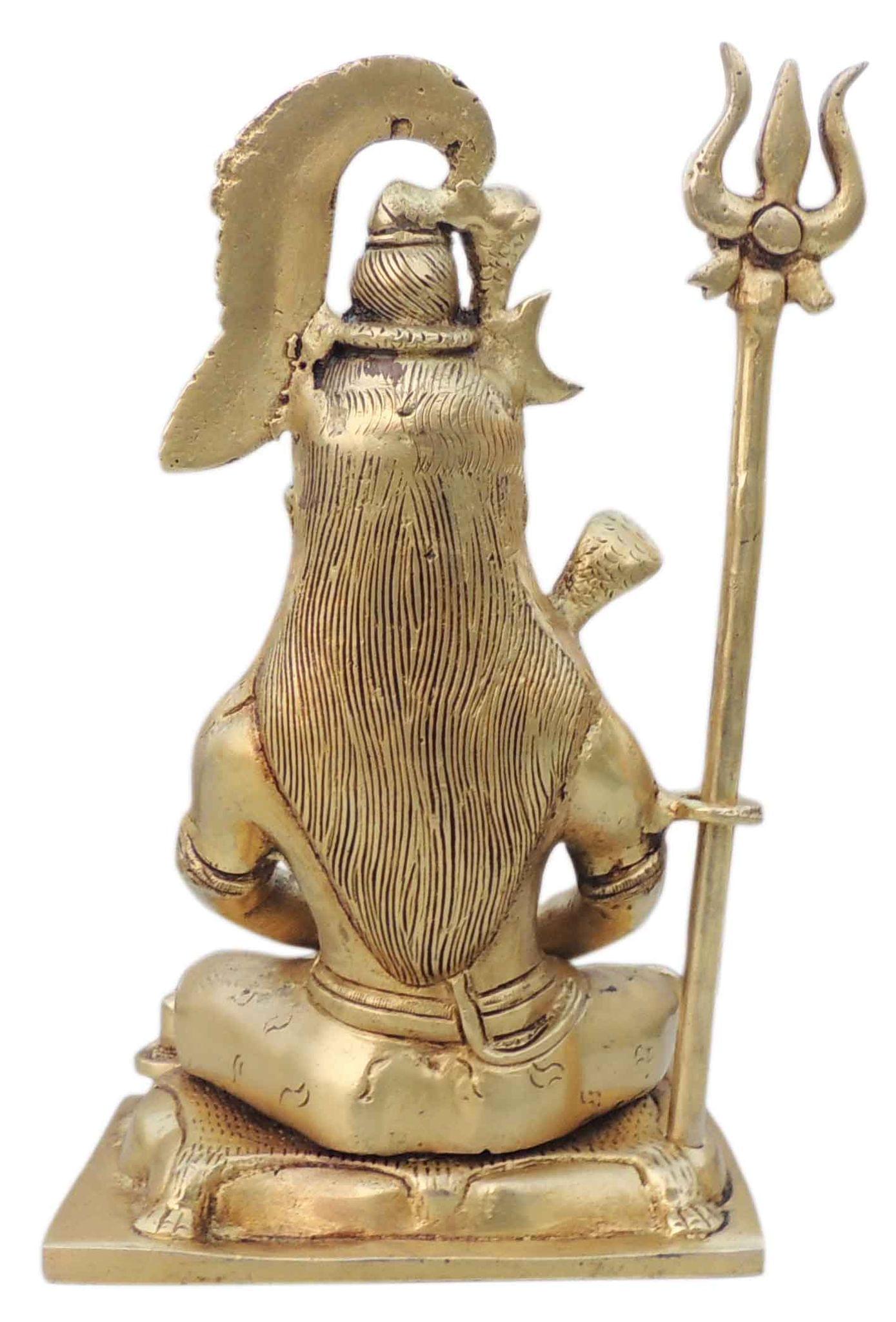 Brass Shiva — 8.5"