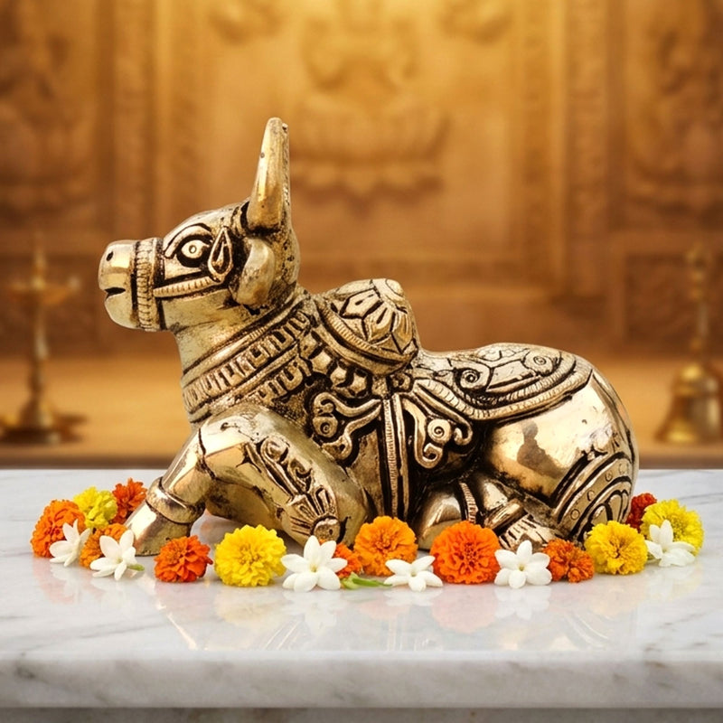 Brass Nandi - 4.5*2.3.7 Inch