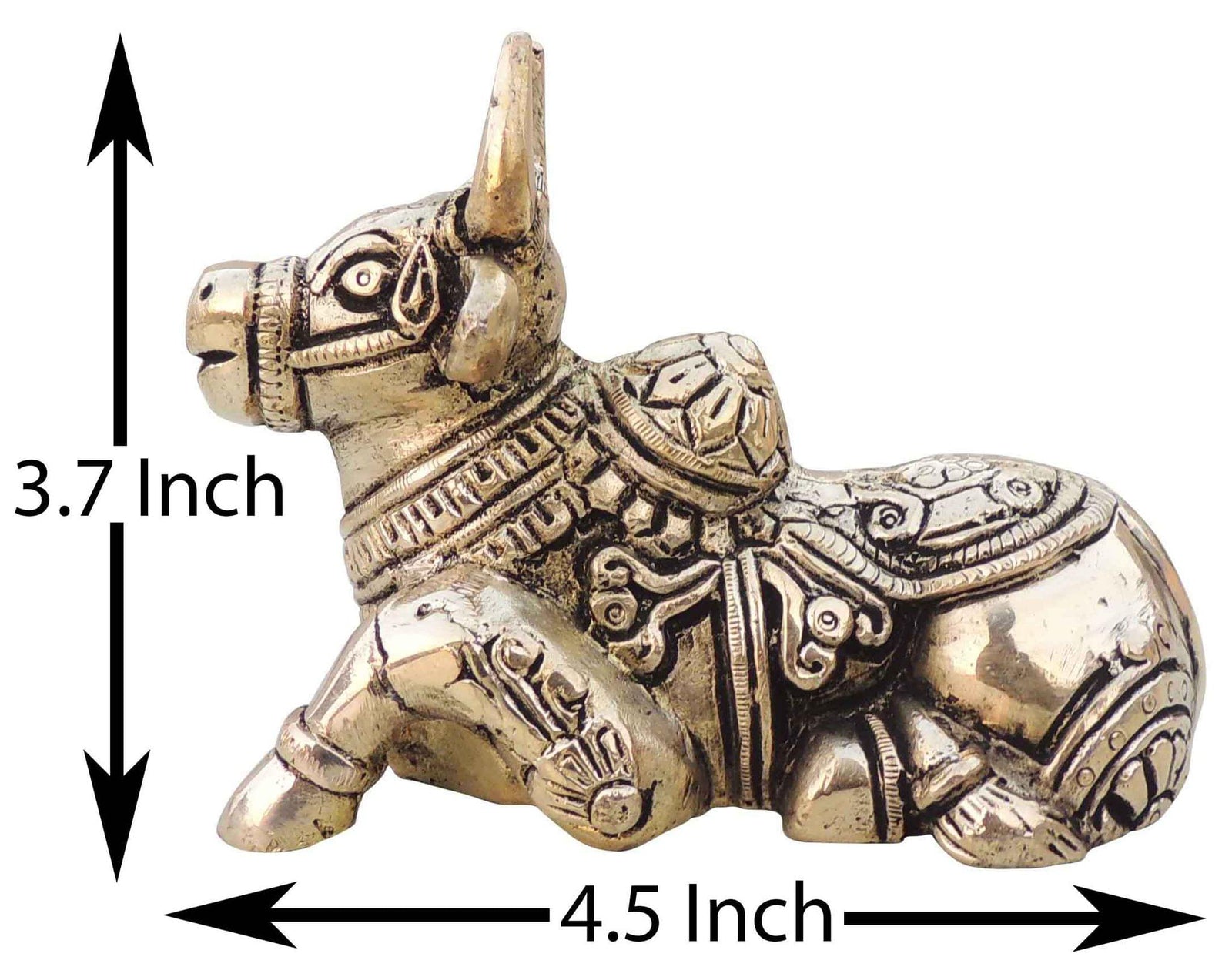 Brass Nandi - 4.5*2.3.7 Inch