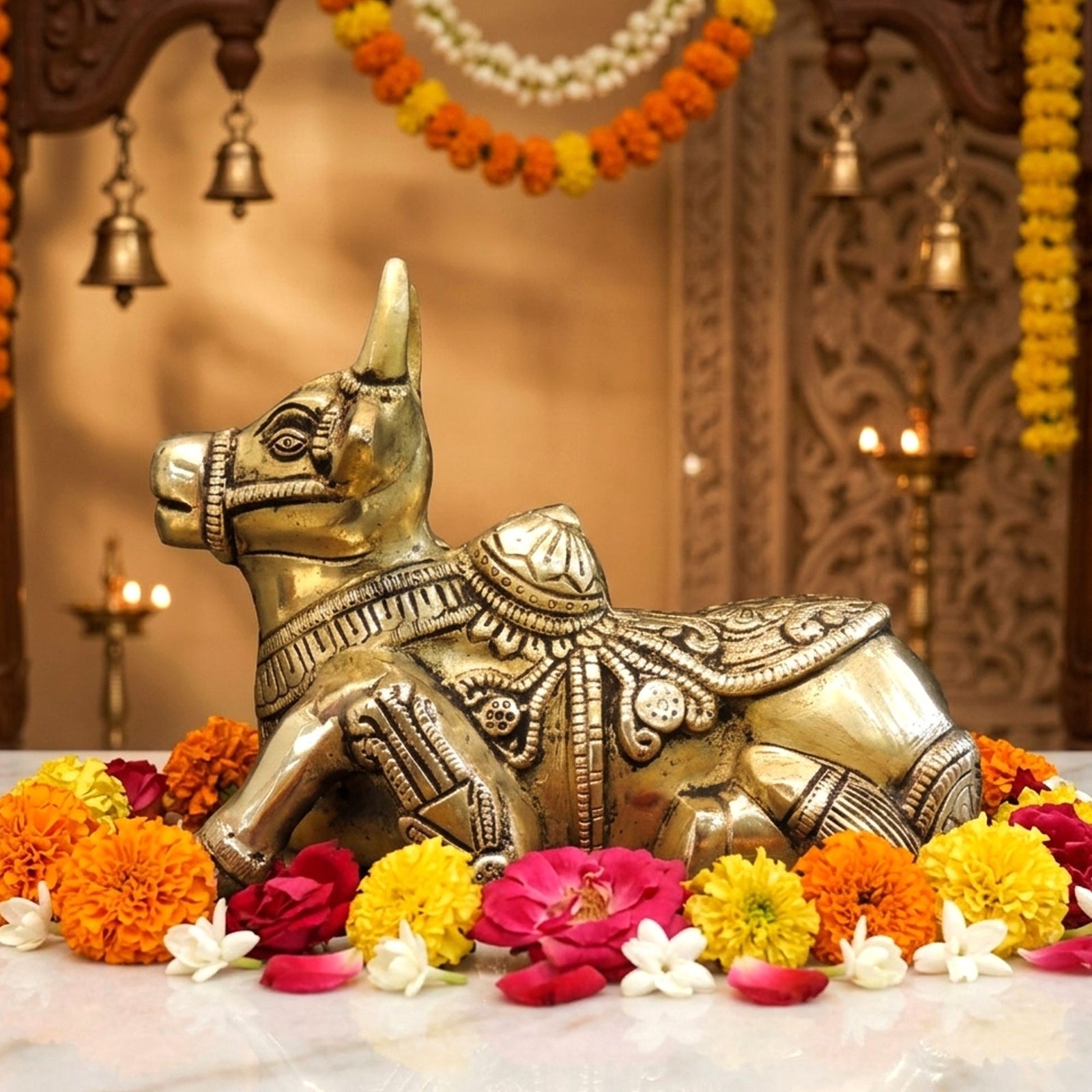 Brass Nandi — 5"