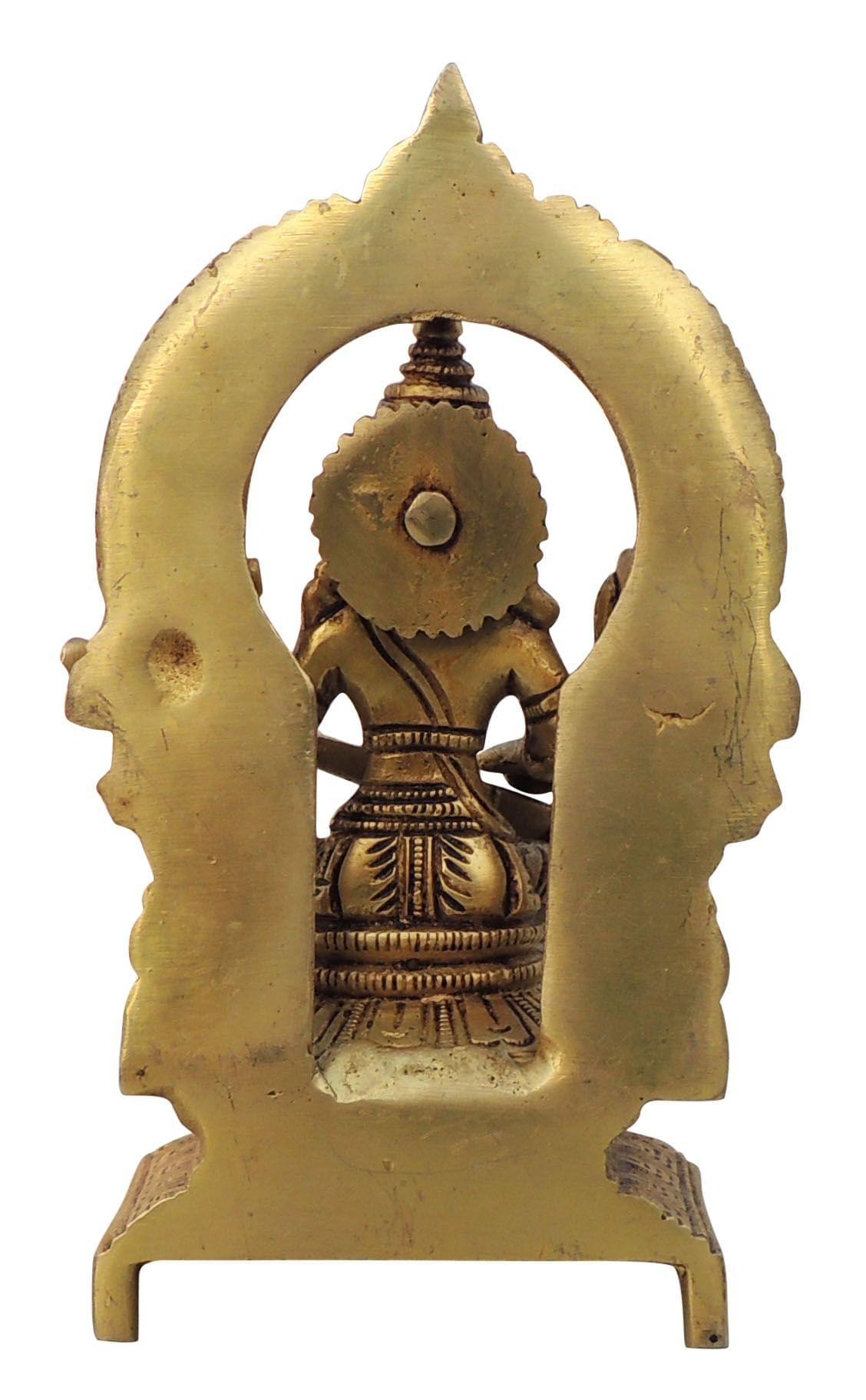 Brass Saraswati — 7.5"