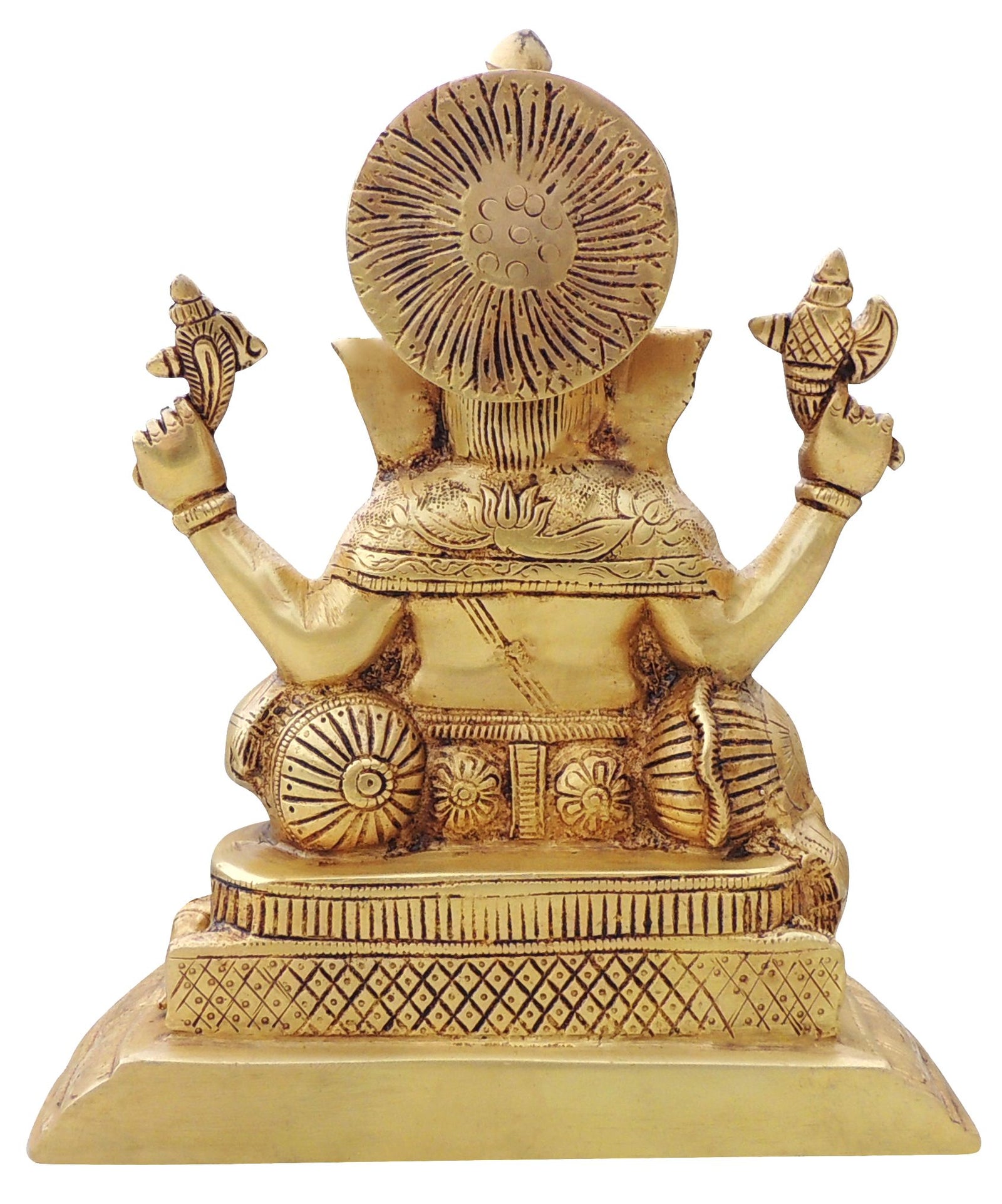 Brass Ganesh — 9.5"