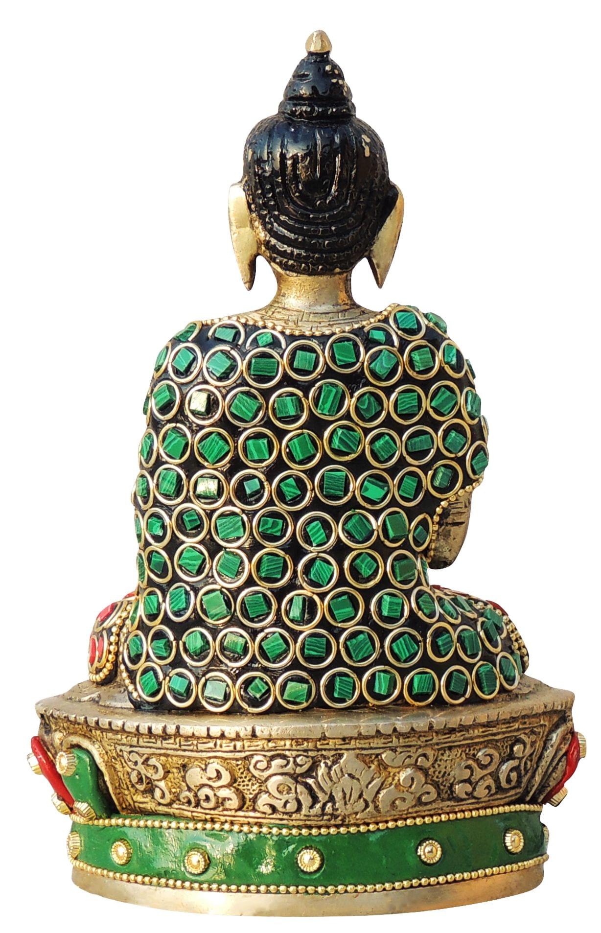 Brass Buddha — 6.7"