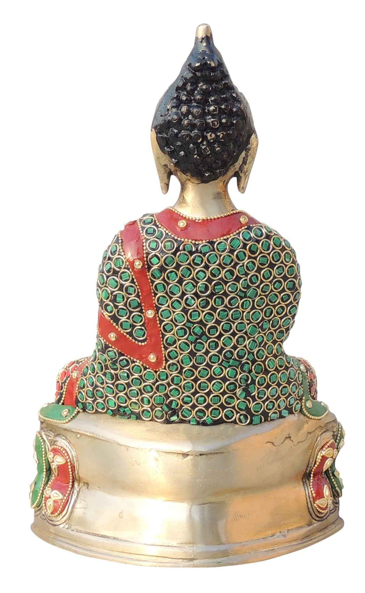 Brass Buddha — 11.5"