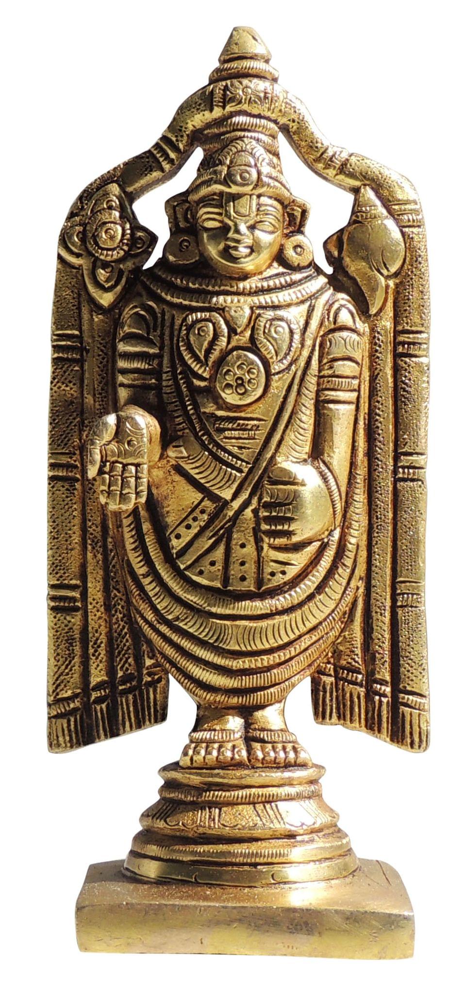 Brass Tirupati — 5.5"
