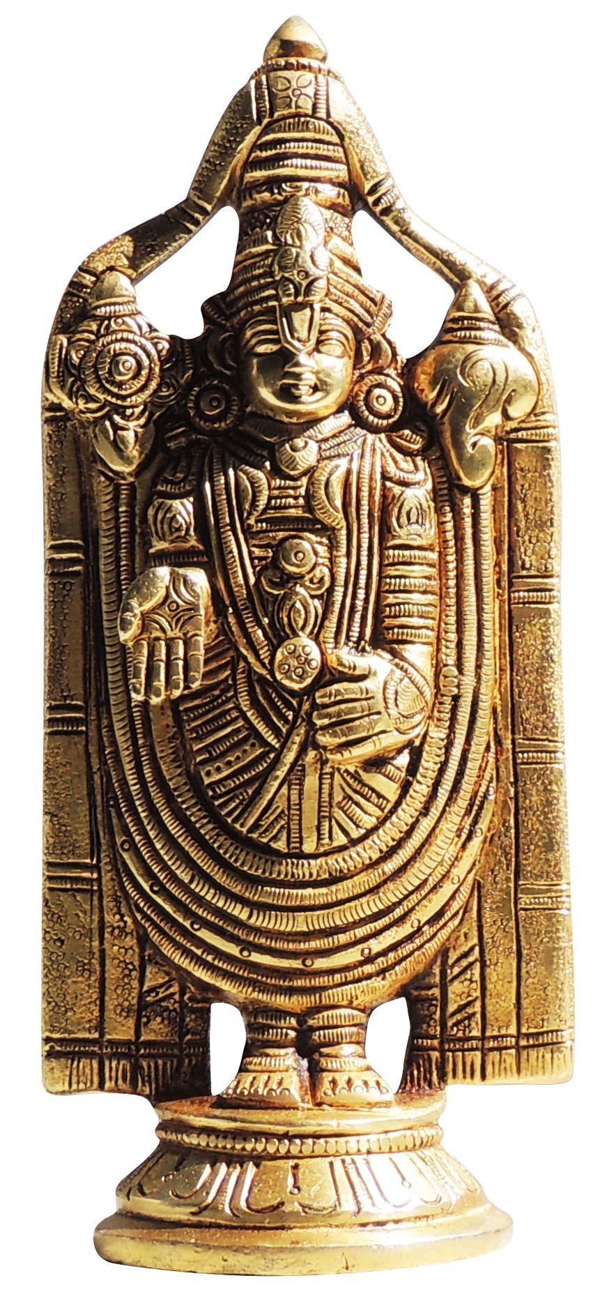 Brass Tirupati — 8"