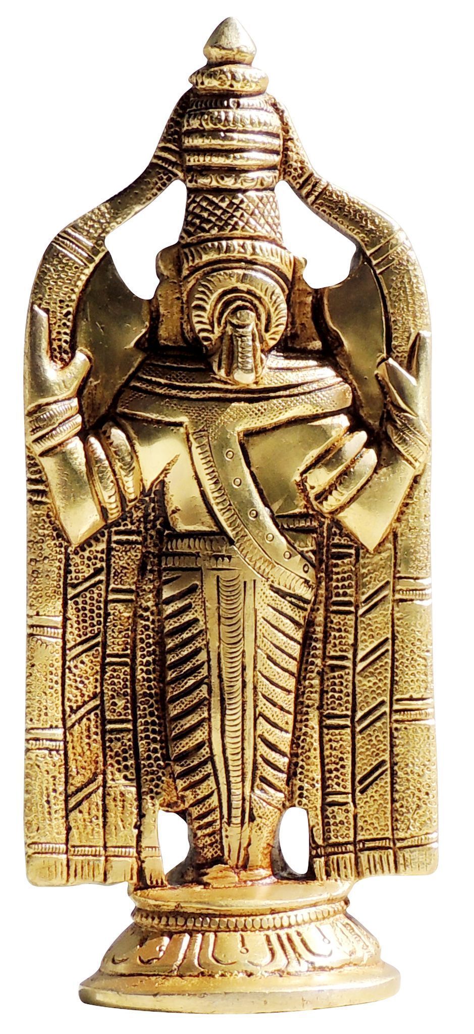 Brass Tirupati — 8"