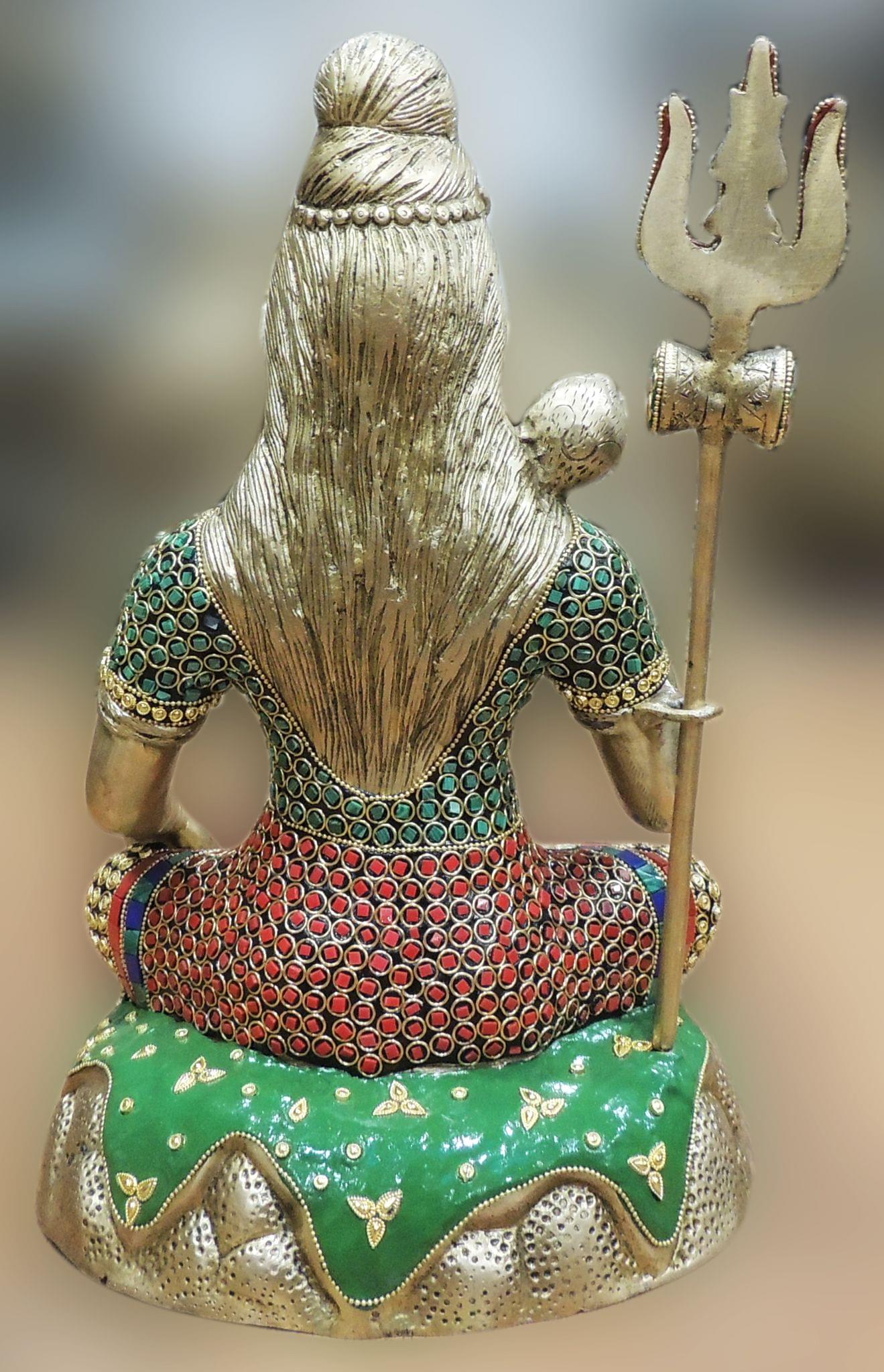 Brass Shiva — 15.5"