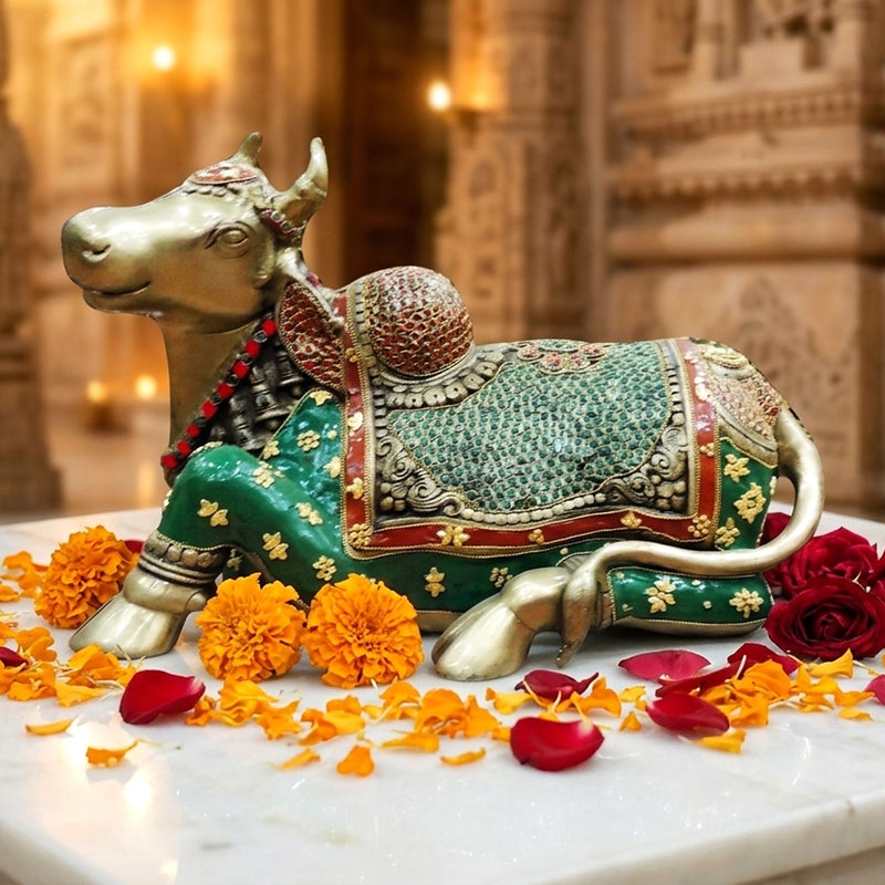 Brass Nandi — 14"