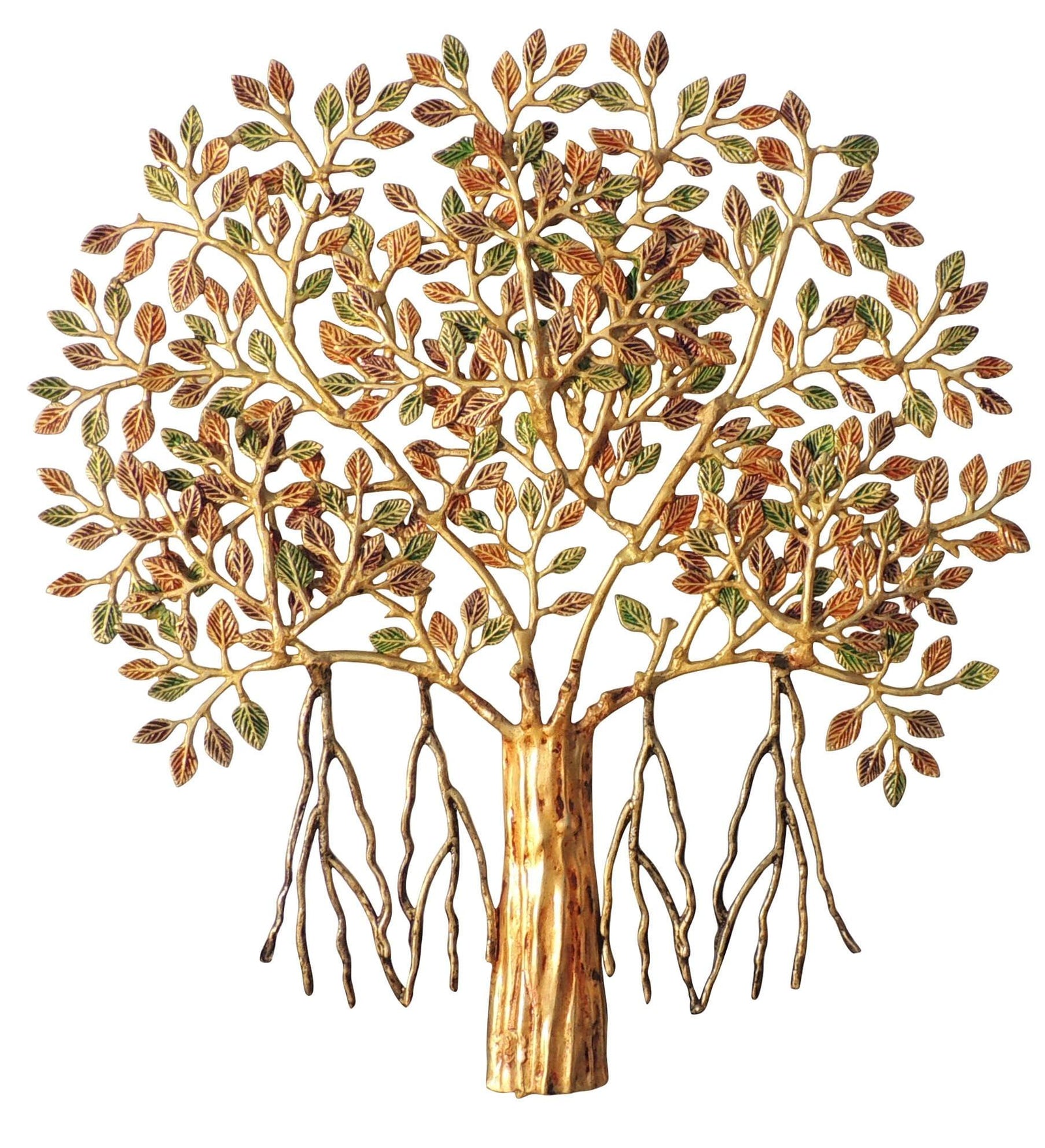 Brass Wall Hangingg Kalpavriksha Wall Decor Tree — 25"