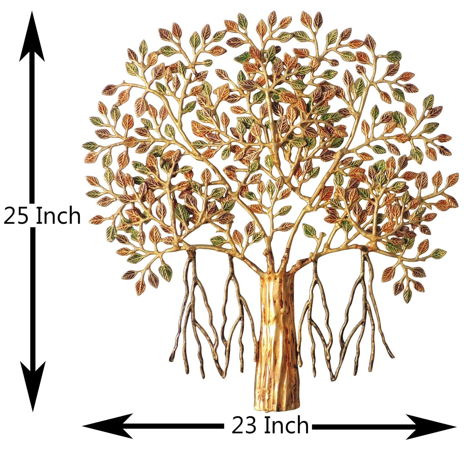 Brass Wall Hangingg Kalpavriksha Wall Decor Tree — 25"