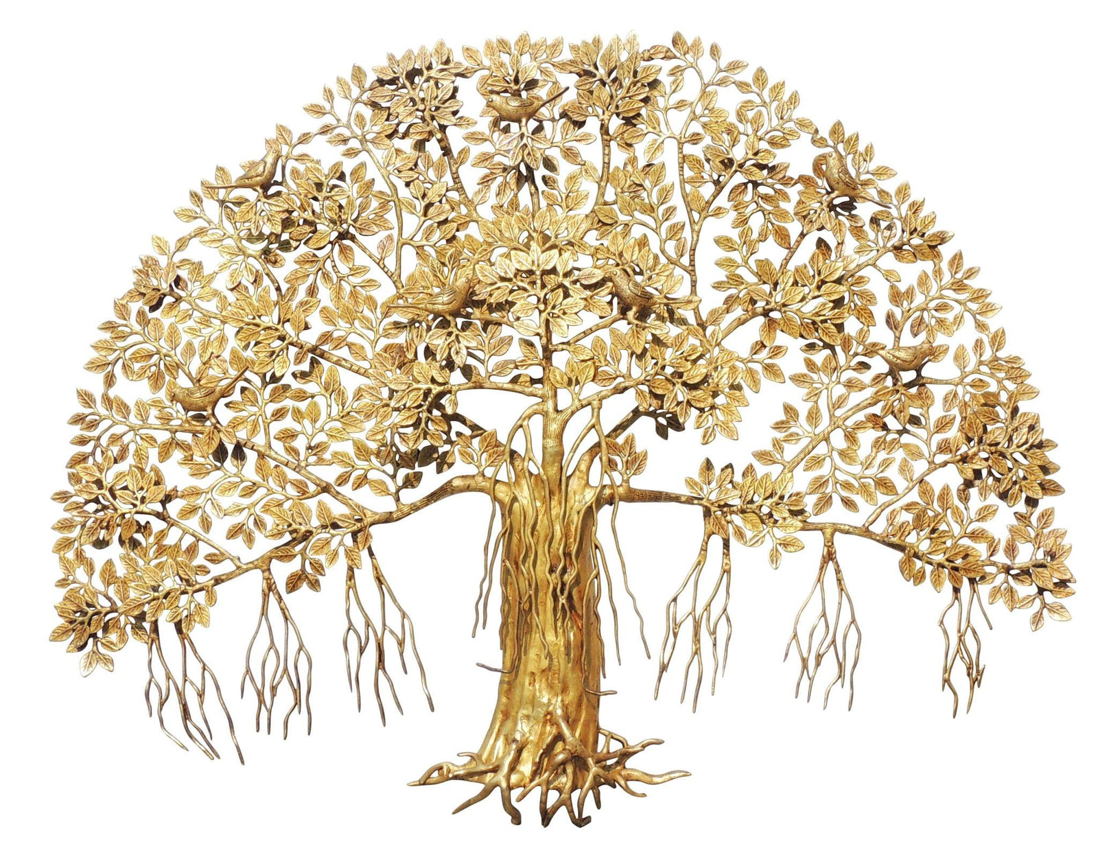 Brass Wall Kalpavriksha Tree — 36"