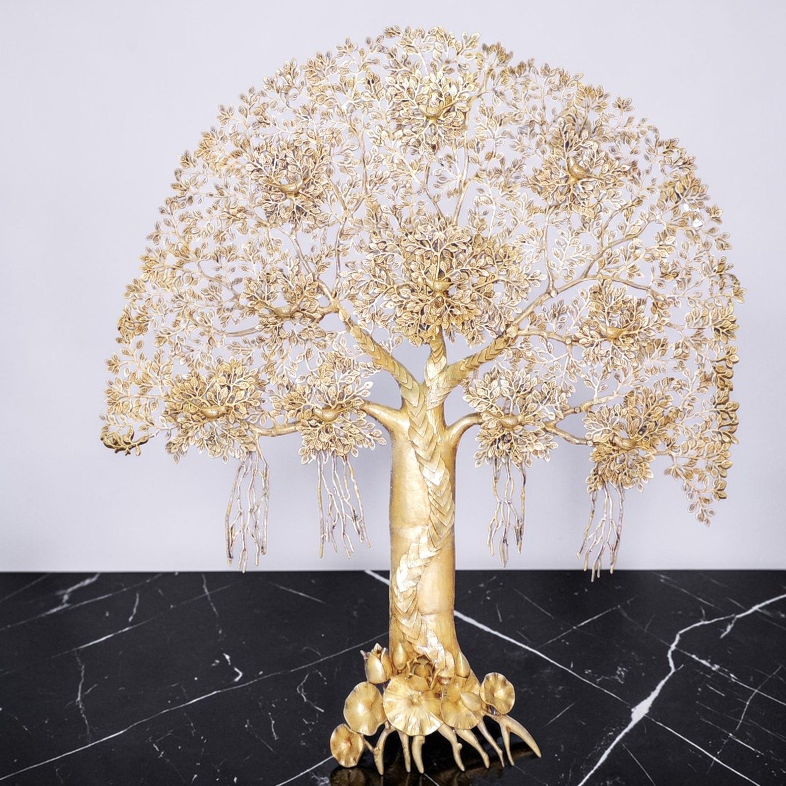 Brass Wall , Kalpavriksh Tree — 72"