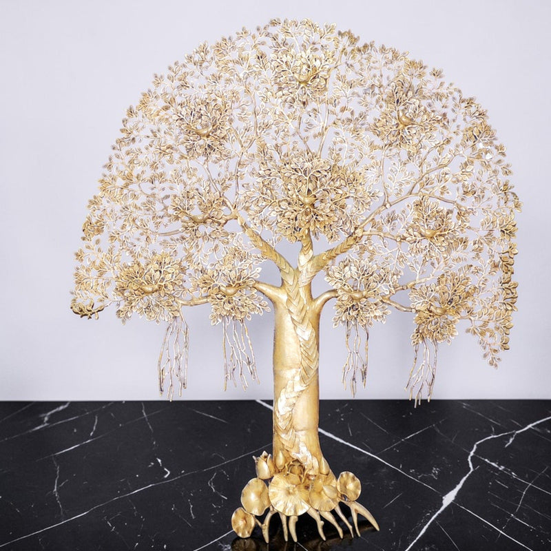 Brass Wall , Kalpavriksh Tree — 72"