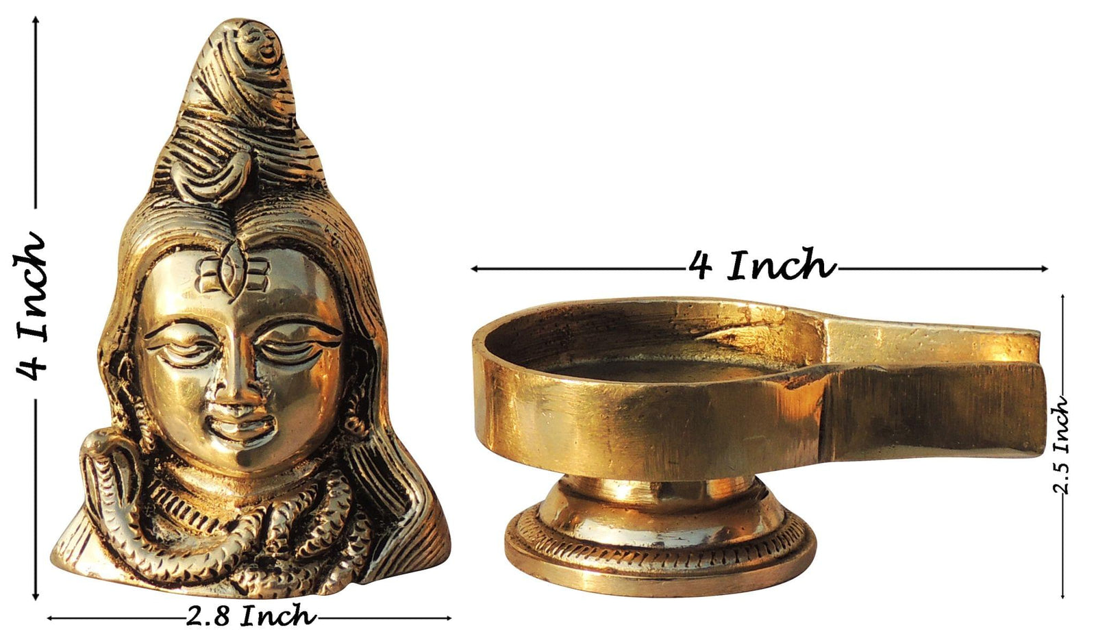 Brass Shiva