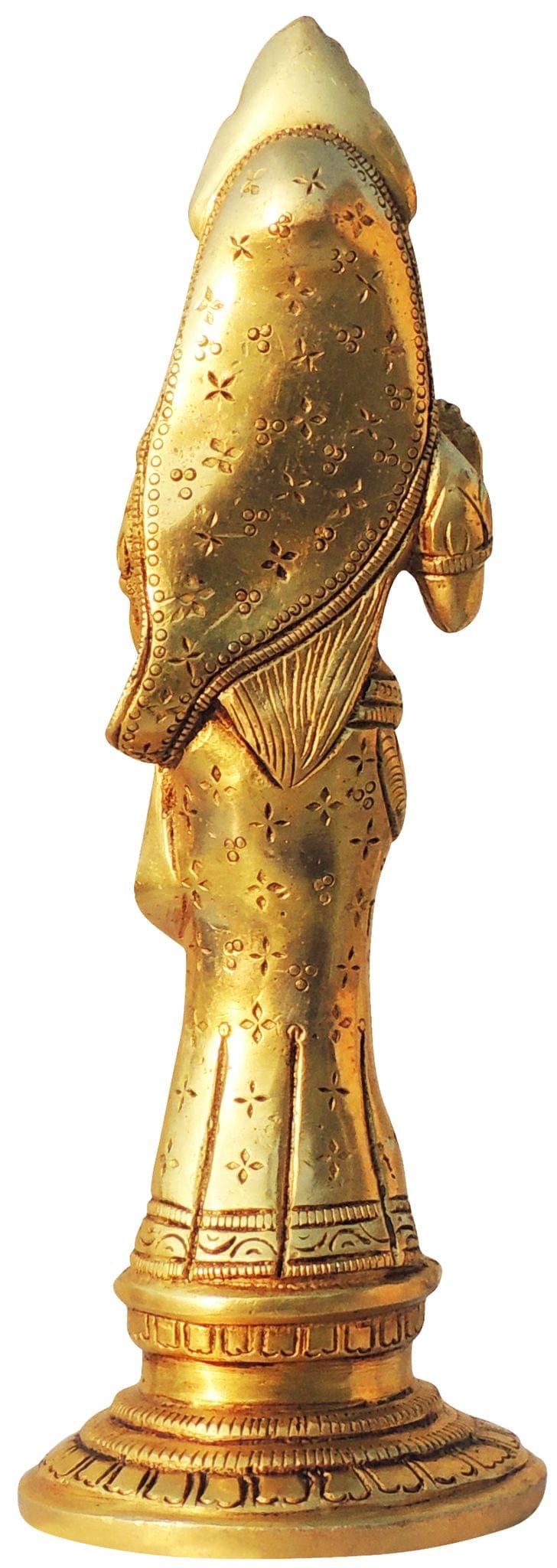 Brass Radha — 9"