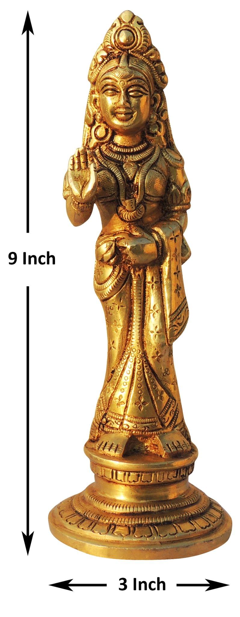 Brass Radha — 9"