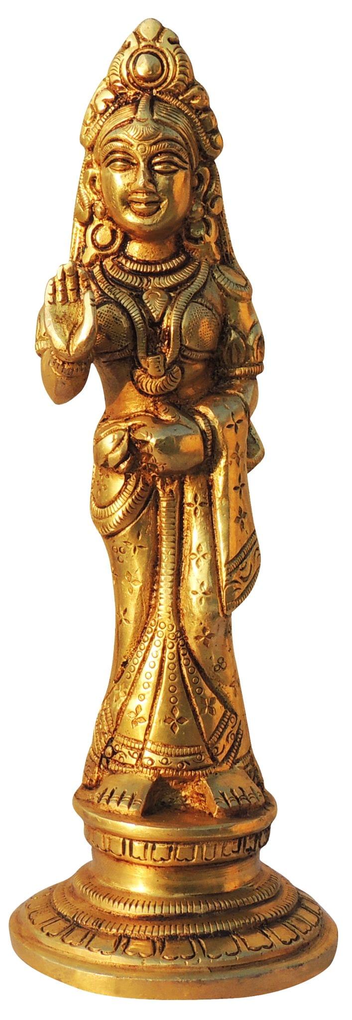 Brass Radha — 9"
