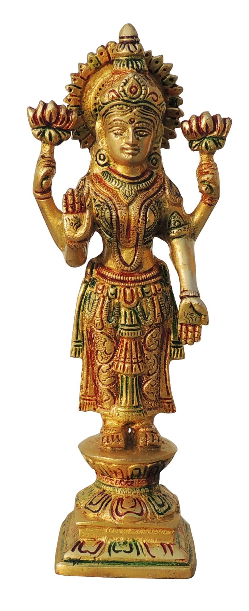 Brass Lakshmi — 9"