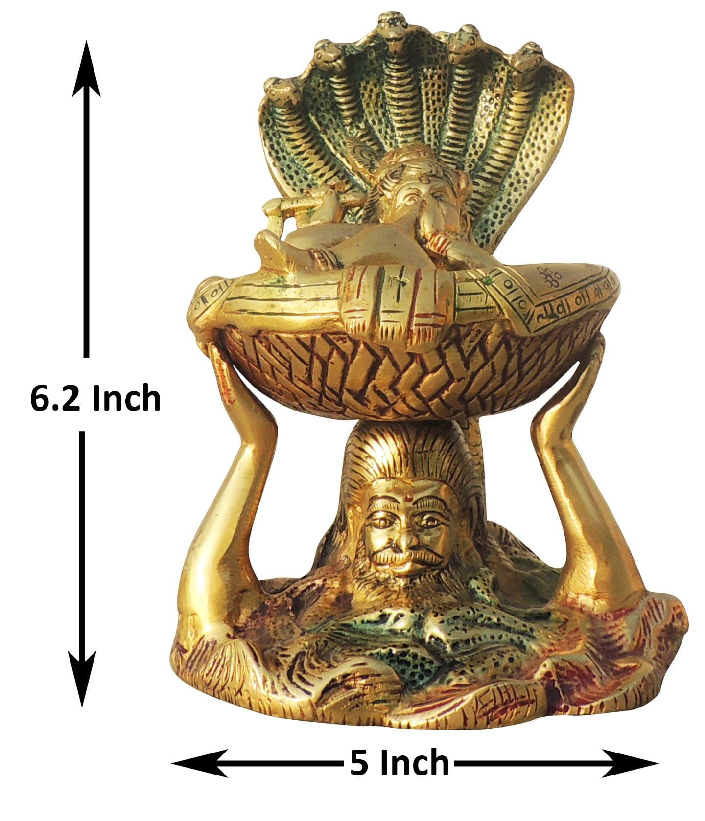 Brass Krishna — 6.2"