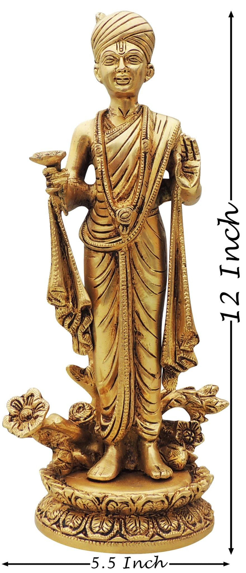 Brass Swami Narayan — 12"